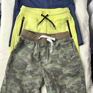 Kids Camouflage and Yellow Jogger Pants